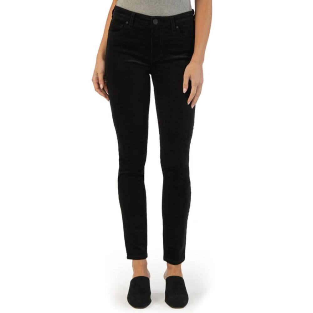 Kut From The Kloth Corduroy Mia Mid Rise Toothpick Skinny Pants 4